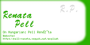 renata pell business card